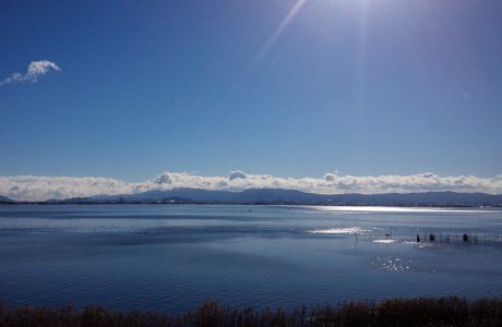 琵琶湖の風を大満喫 歴史とグルメのサイクリングプランおごと温泉は滋賀県のアルカリ天然泉です 日帰り温泉 足湯もあり